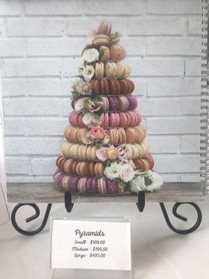 Pyramid of macaroons