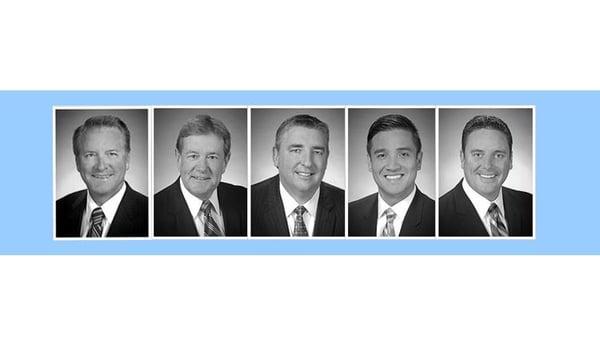 Our Principals (left to right): Dan Roddy, Ted Elink-Schuurman, Todd Miller, Glenn Agoncillo, Travis England