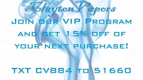 Join their VIP program!