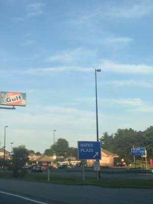 Natick Travel Plaza -- Massachusetts Turnpike, I-90, EASTBOUND, Natick            Sign