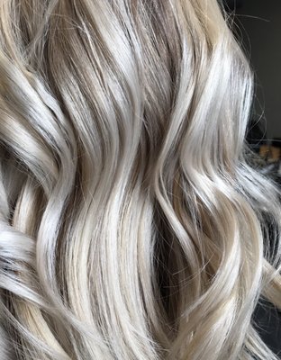 Platinum blonde by Clare.