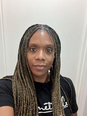 Small-medium box braids