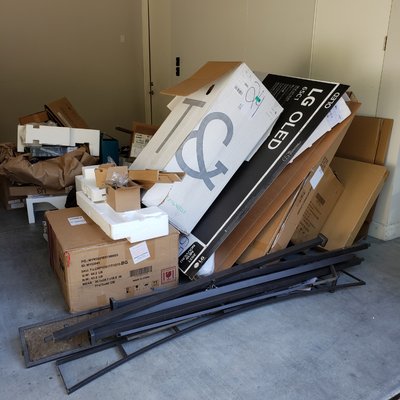 Boxes removal