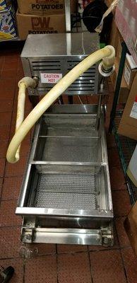 Fryer filter machine cleaned for Logan's Roadhouse