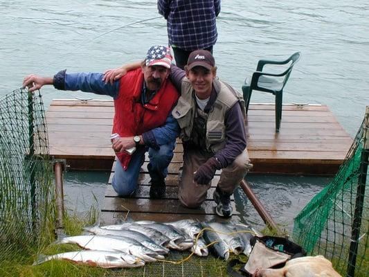 fantastic bank fishing for red salmon