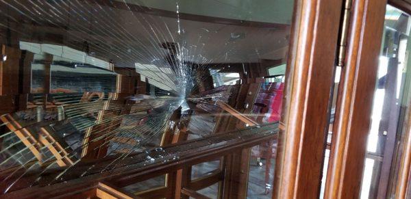 Broken china cabinet