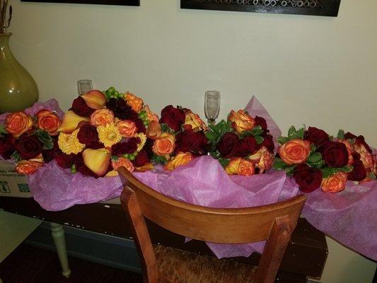 Bridal party bouquets