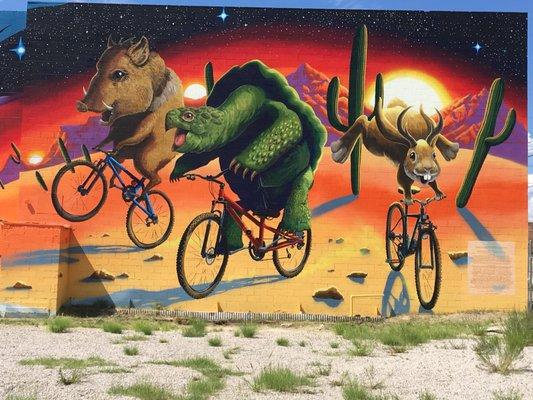 Joe Pagic Mural in Tucson AZ, this is just half of the mural : )