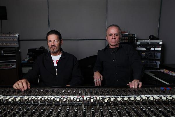 Darin Frandsen and Dan Balistreri featured in the OC Weekly article featuring the studio about analog recording in Orange County