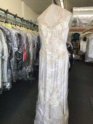 Wedding gown alterations