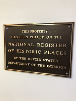 Historical plaque.