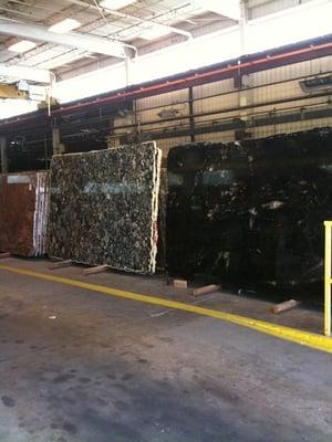 Great selection of the finest marble & granite.