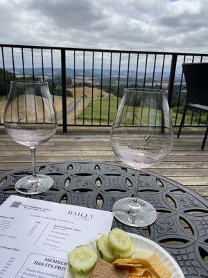 Our favorite was the J-Block and cuvée. The winery allowed us to bring picnic food to enjoy with the wine and the magnificent view!