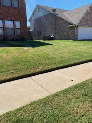 Grass installation