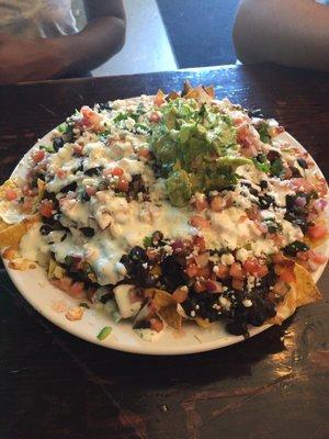 Vege nachos -- don't recommend tasted only onions.