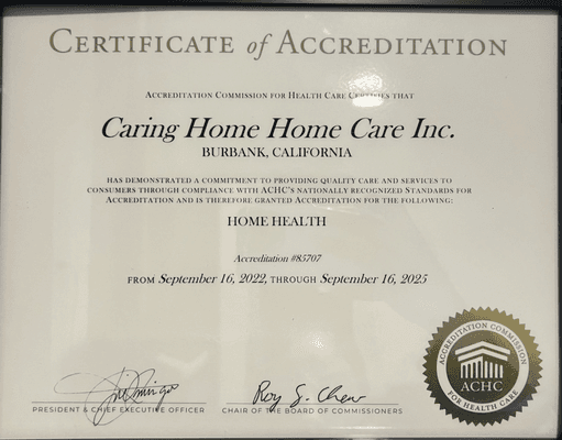 Medicare accreditation