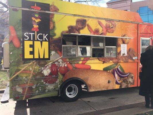 The front of the food truck