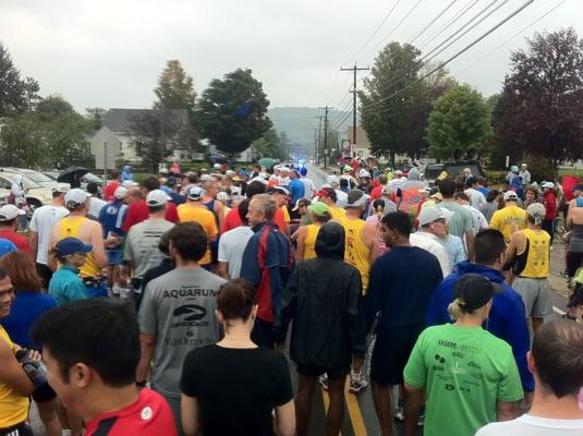 Race Start near Newfound Middle School