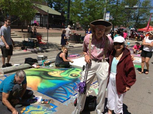 Trip to Chalk Art Festival