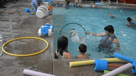 Swimming class