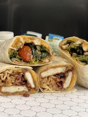 Turn any of our delicious Sandwiches into a spinach or flour wrap.