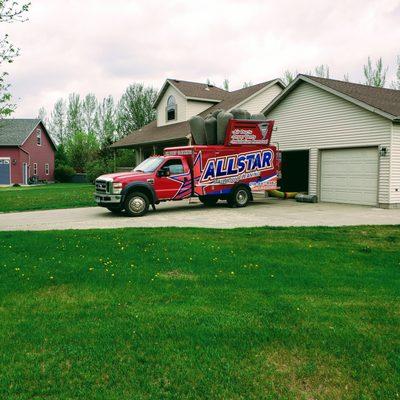 Our Huge Vacuum truck used on every Air Duct Cleaning