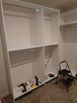 walk-in closet installation