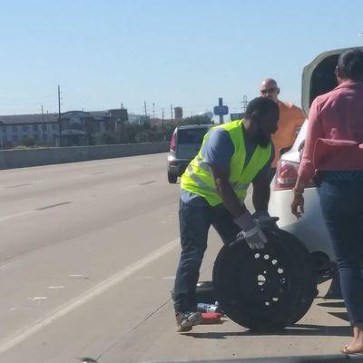 Flat tire? No problem. We will change your tire and inflate to correct air pressure