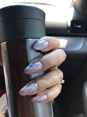 Hologram nail #