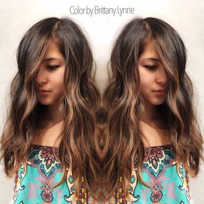 Balayage brunette