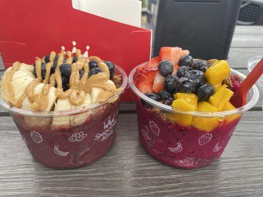 Açaí and pitaya bowl, loved the refreshing taste!