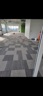 Carpet tile / 4 tile pattern