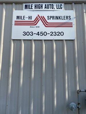 Mile-Hi Sprinkler