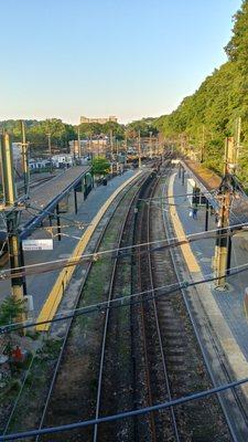 Reservoir Station MBTA from above