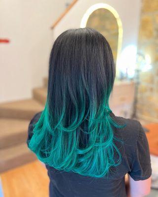 Green Balayage by Marysa