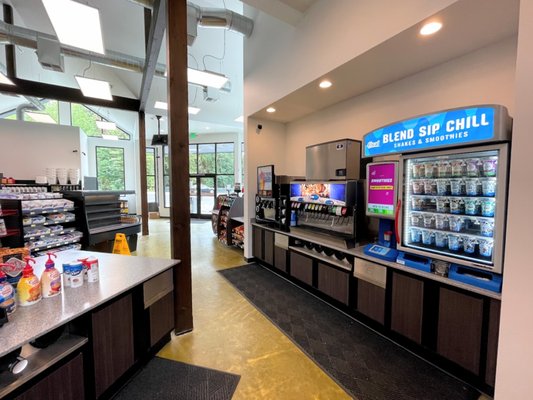 Soda machines including the fancy multi-drink version