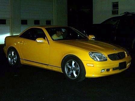 Canary Yellow Convertible (german car)