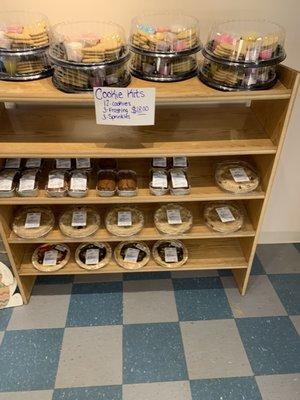 Pies and baked goods assortment for sale