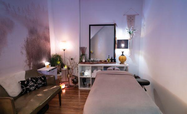 Book a session in our calming studio space at 252 Java St in Greenpoint.