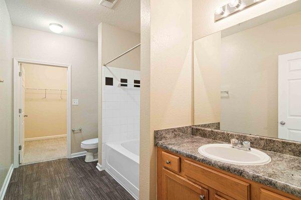 The Asher at Sugarloaf Lawrenceville Ga Apartments modern bathroom