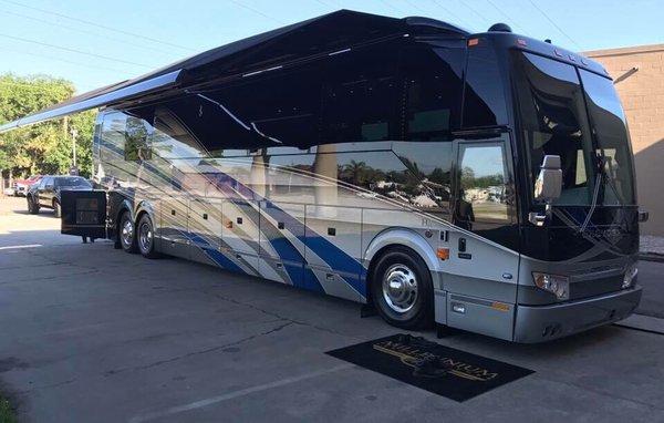 Prevost us sanded buffed polished to perfection