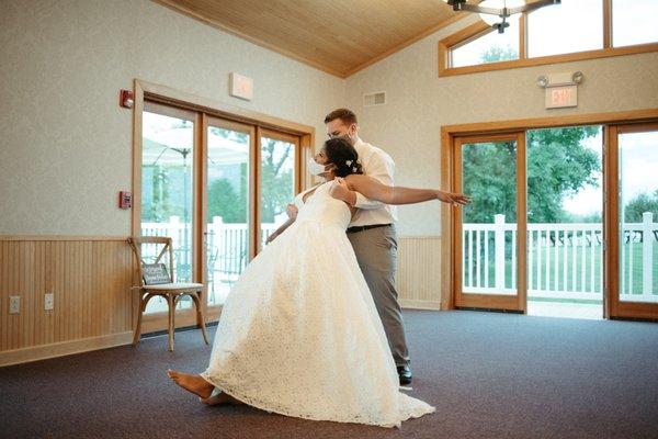 Bride and Groom's first dance