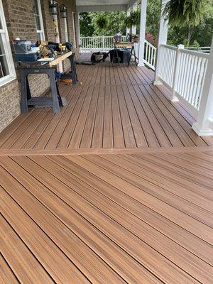 New Trex deck for a customer.