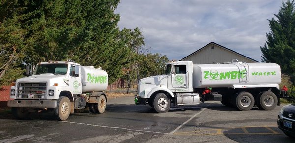 Our newest additions to the fleet. 2000 gal. And 4000 gal. Trucks