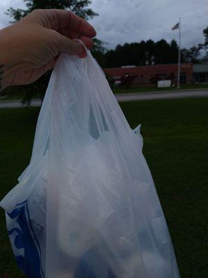 Got extra plastic bags (no holes or tears please) donated the for poop usage!