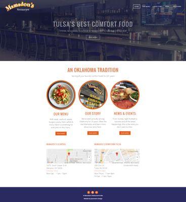 Tulsa Web Design for Mamadou's Cafe