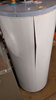 Old hot water heater