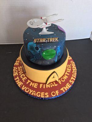 Star Trek Birthday Cake.