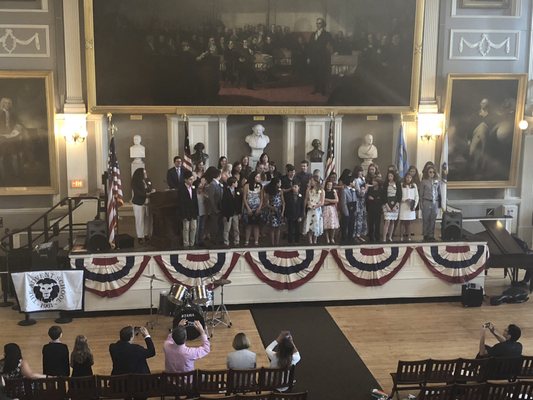 The Advent School - Class of 2018 Graduation The Great Hall at Faneuil Hall