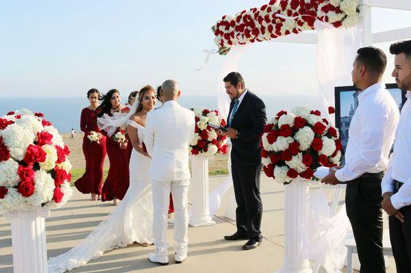 Hermosa Ceremonia en la playa, Beautiful Ceremony at the Beach.